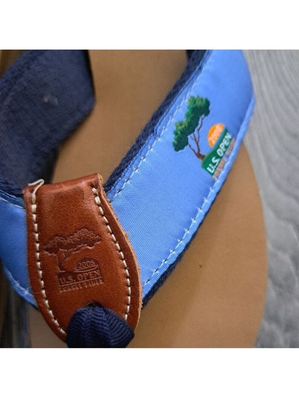 2008 US OPEN TORREY PINES golf sandals flip flops beach coastal lightweight M-L - Picture 7 of 9